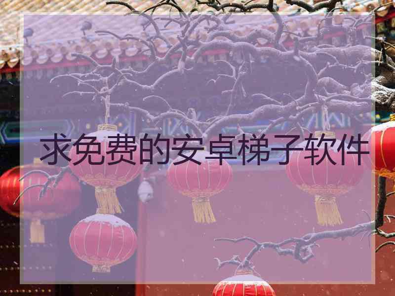 求免费的安卓梯子软件