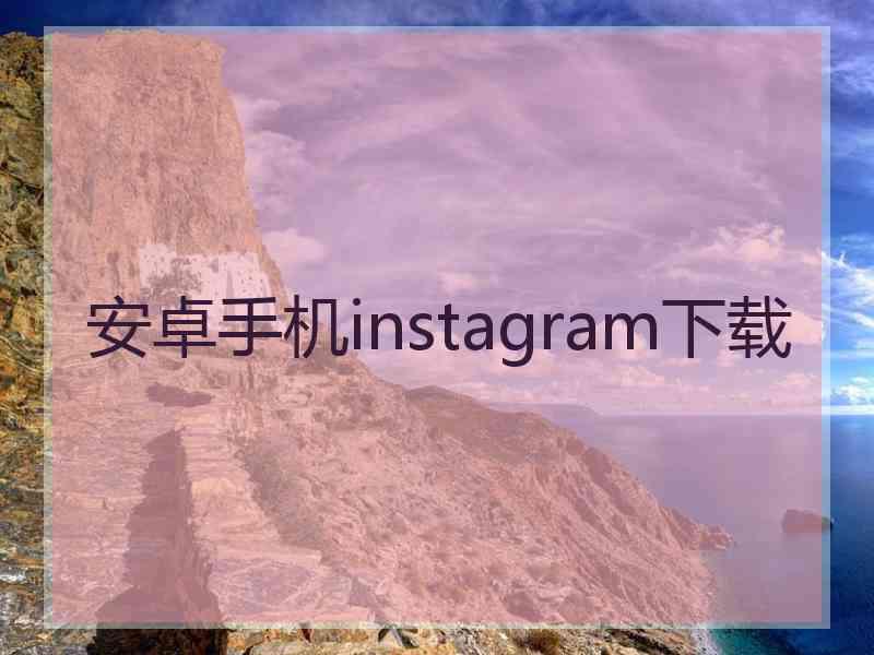 安卓手机instagram下载