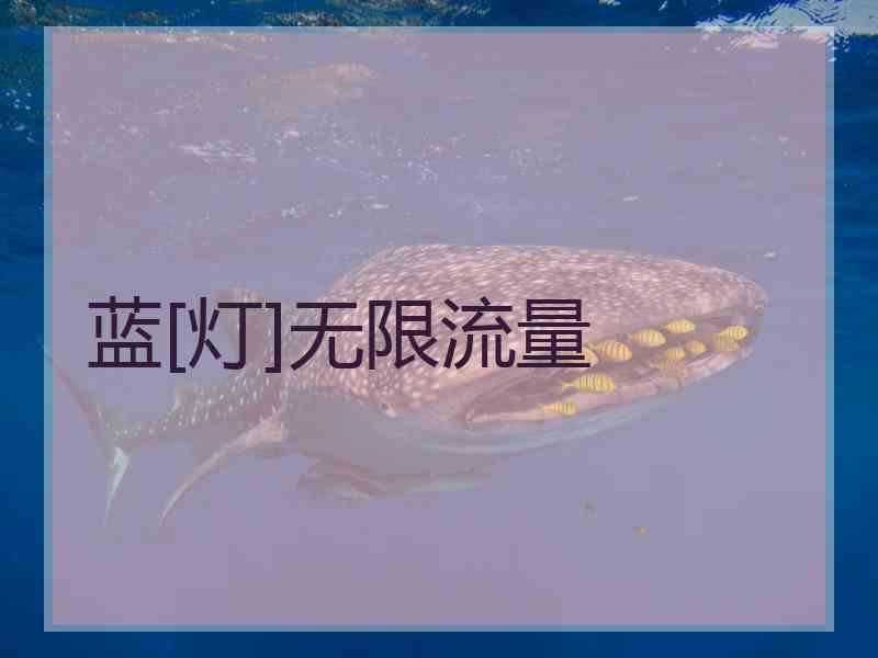 蓝[灯]无限流量