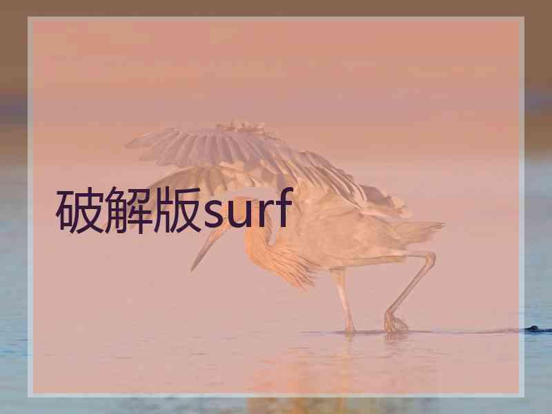 破解版surf
