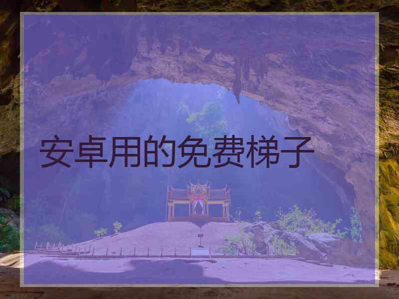 安卓用的免费梯子