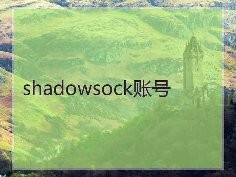 shadowsock账号