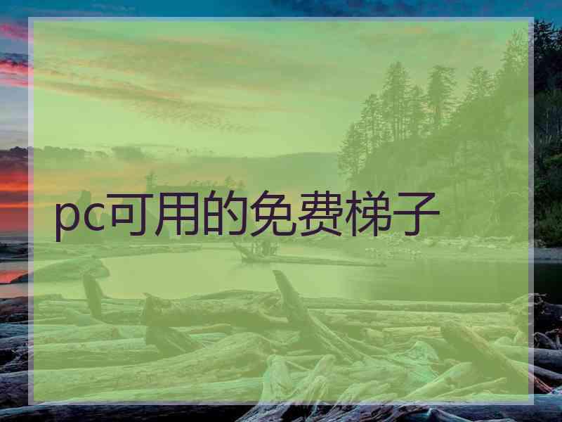 pc可用的免费梯子
