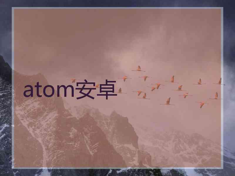 atom安卓