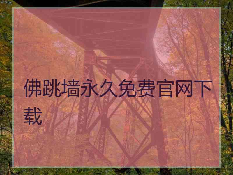 佛跳墙永久免费官网下载