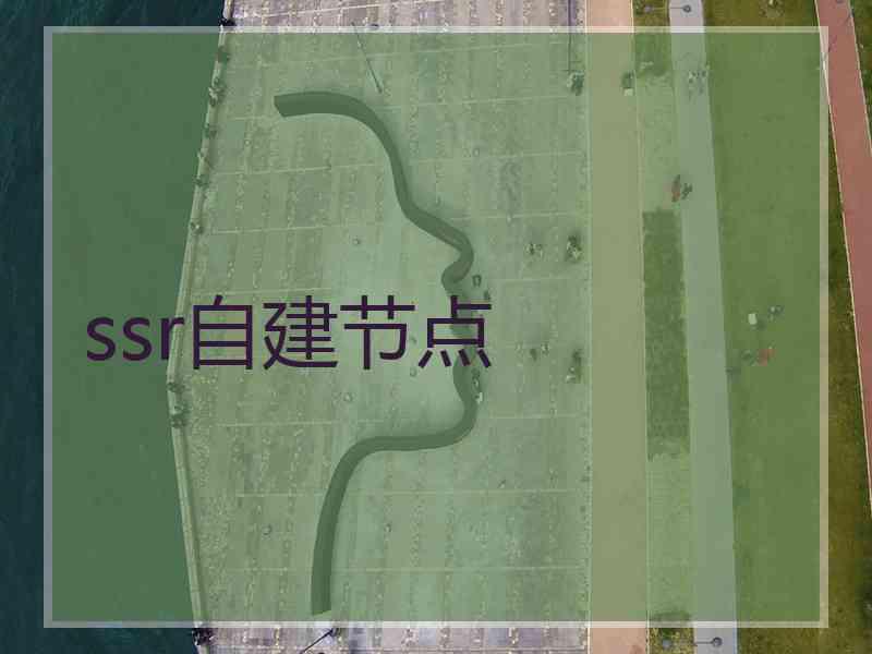 ssr自建节点