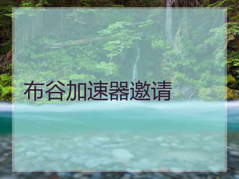 布谷加速器邀请