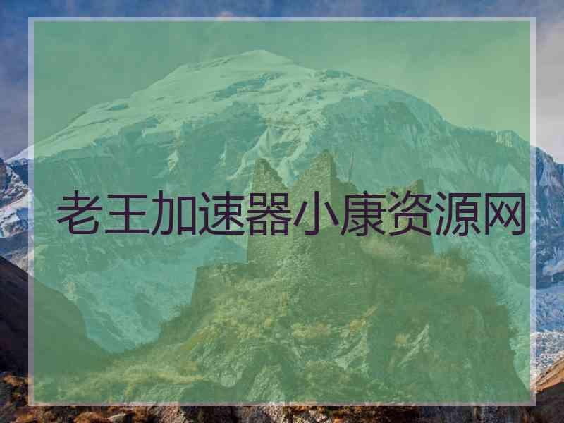 老王加速器小康资源网