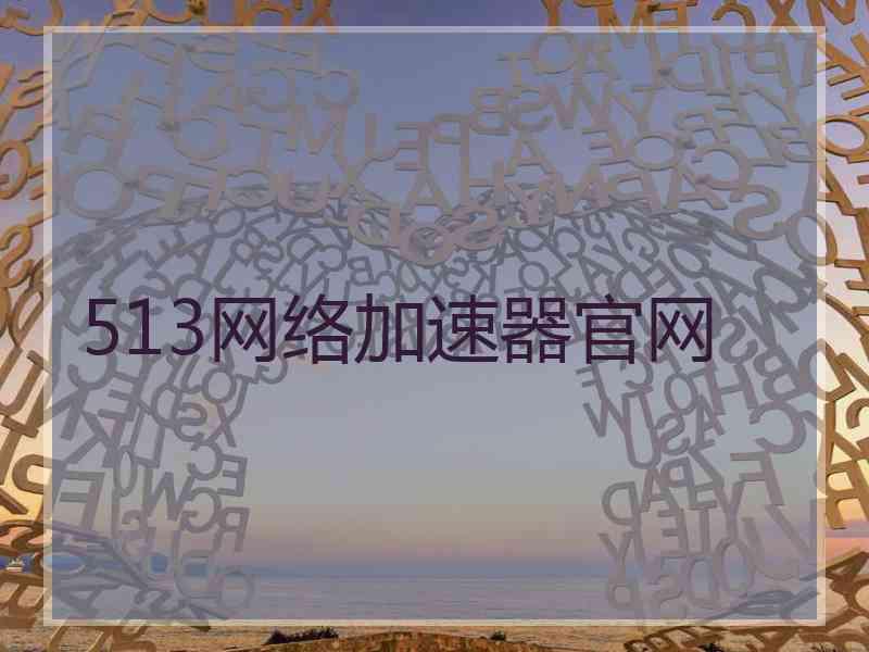 513网络加速器官网