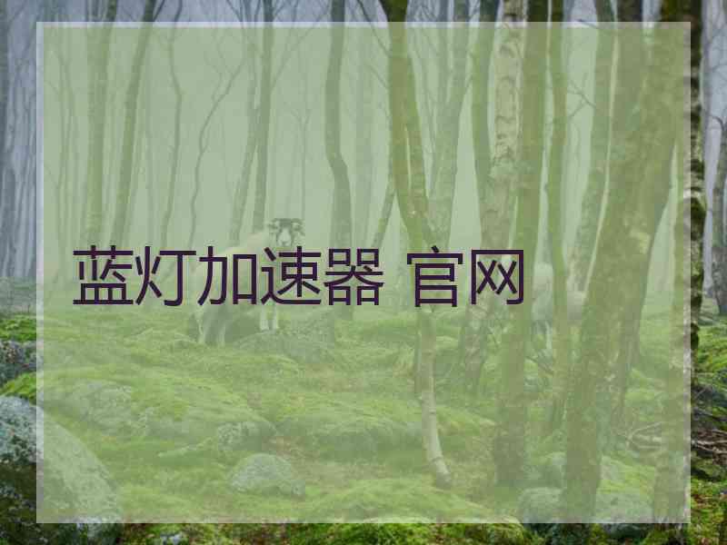 蓝灯加速器 官网