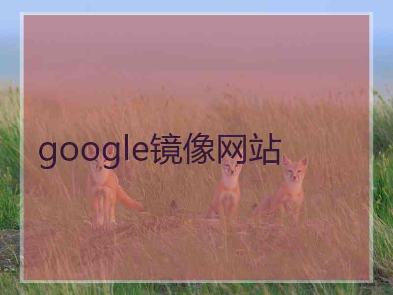 google镜像网站