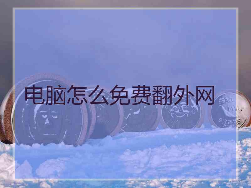 电脑怎么免费翻外网
