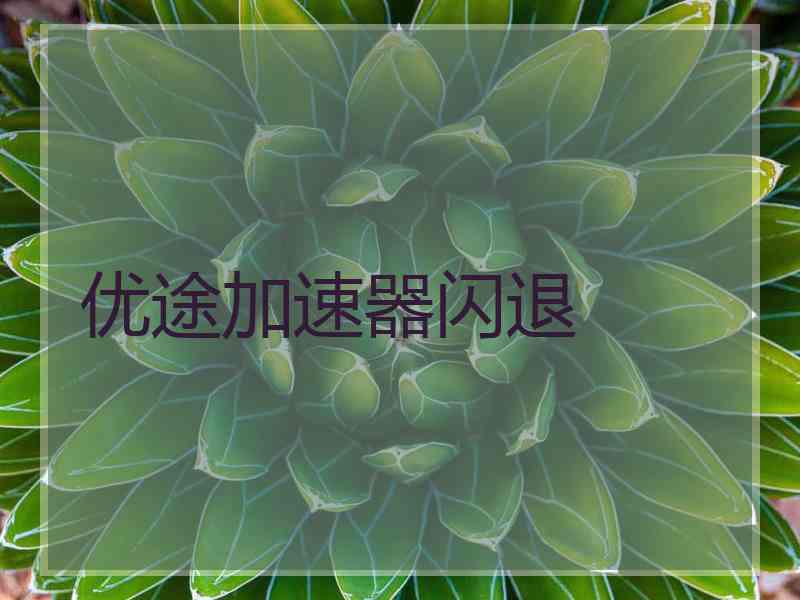 优途加速器闪退