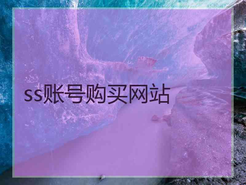 ss账号购买网站