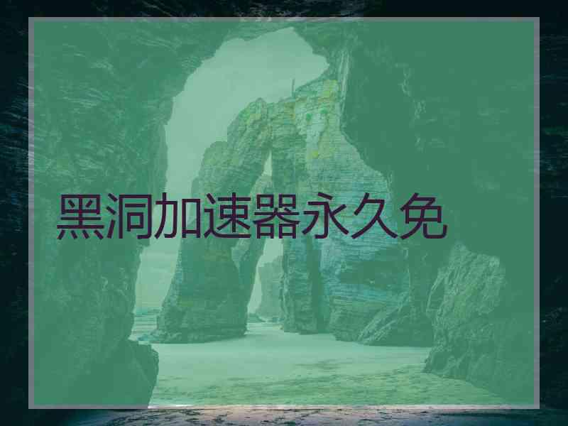 黑洞加速器永久免