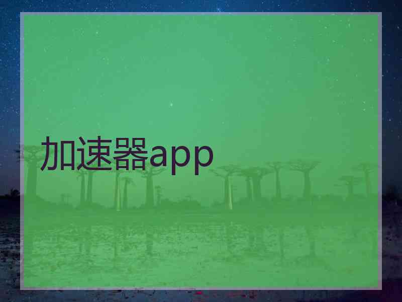 加速器app