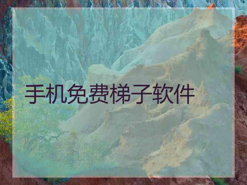 手机免费梯子软件