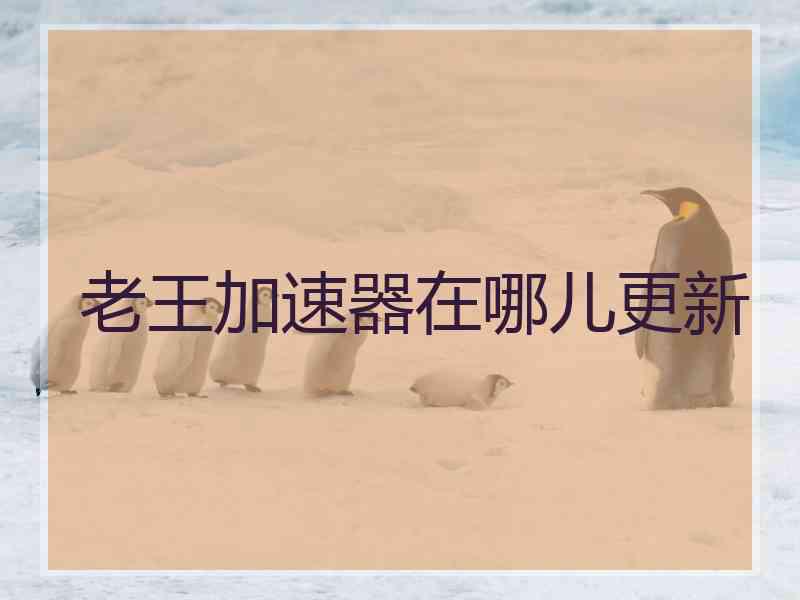 老王加速器在哪儿更新