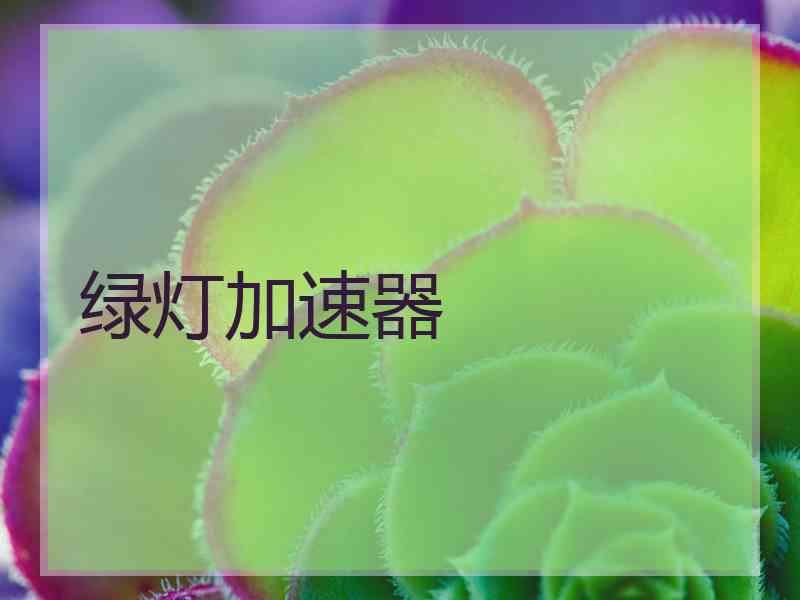 绿灯加速器