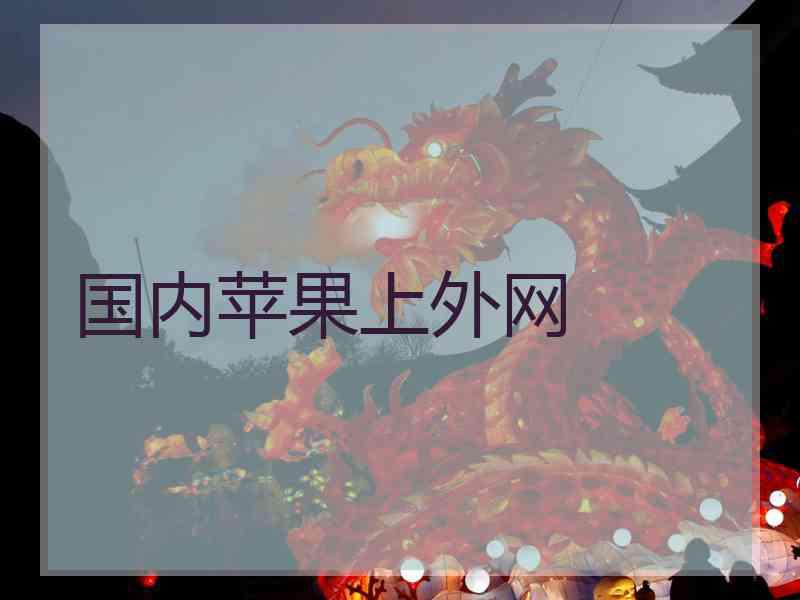 国内苹果上外网