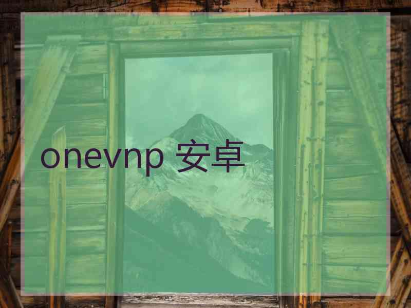 onevnp 安卓