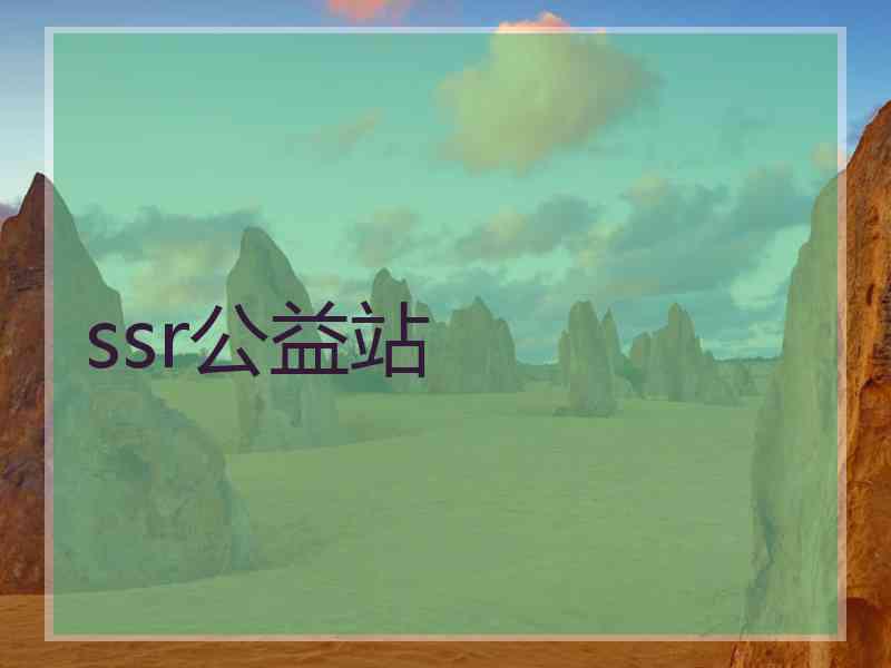 ssr公益站