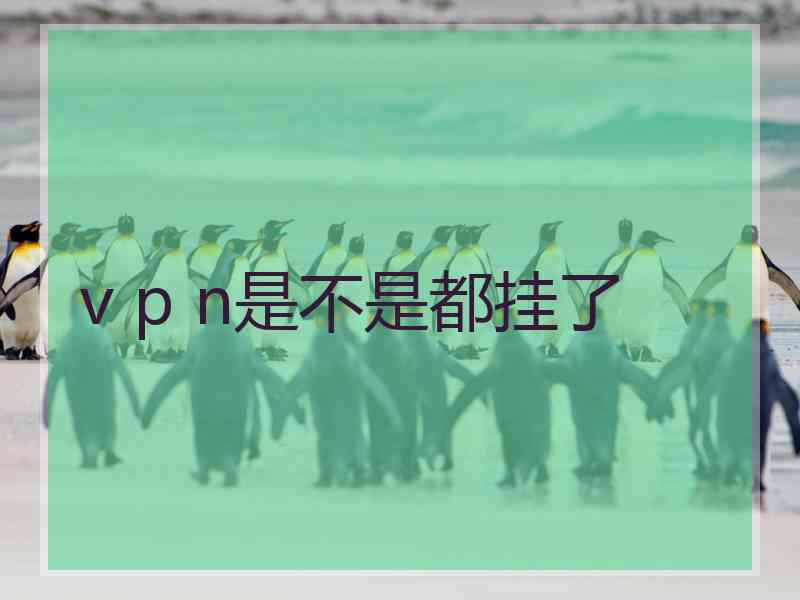 v p n是不是都挂了