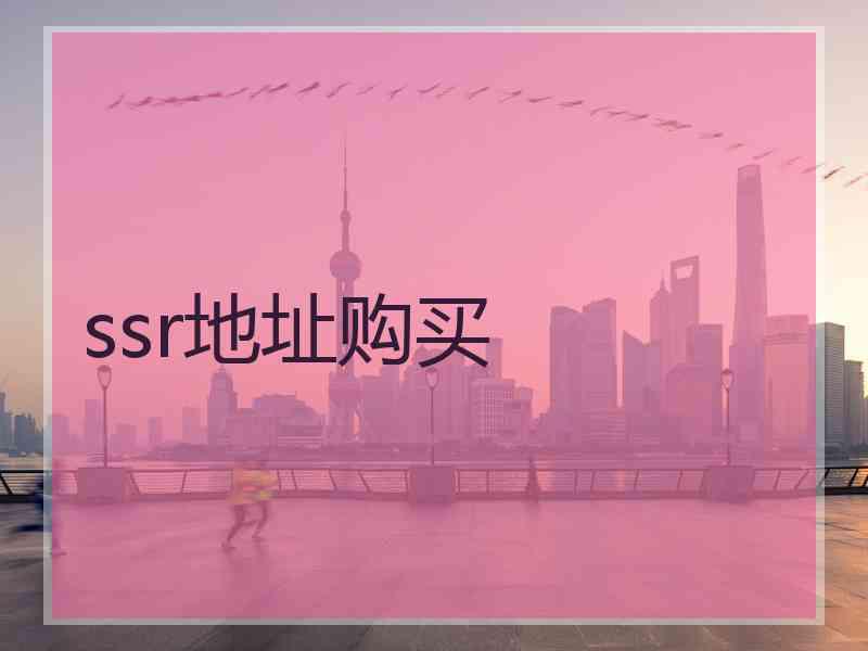 ssr地址购买