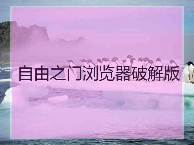 自由之门浏览器破解版
