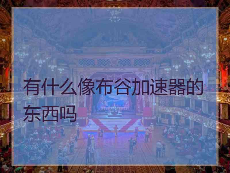 有什么像布谷加速器的东西吗