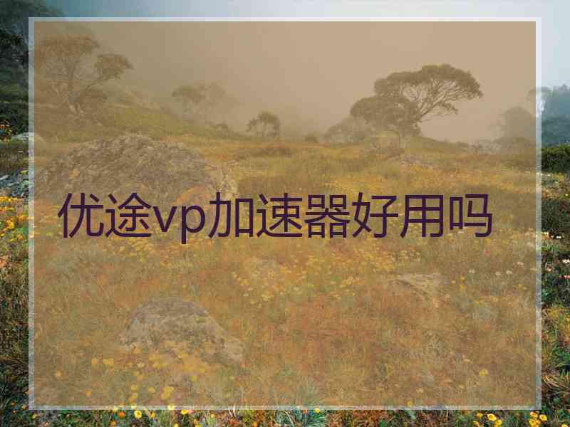 优途vp加速器好用吗