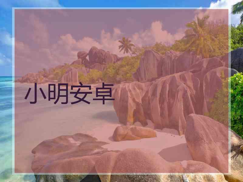 小明安卓