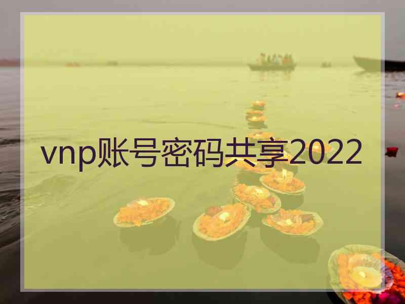 vnp账号密码共享2022