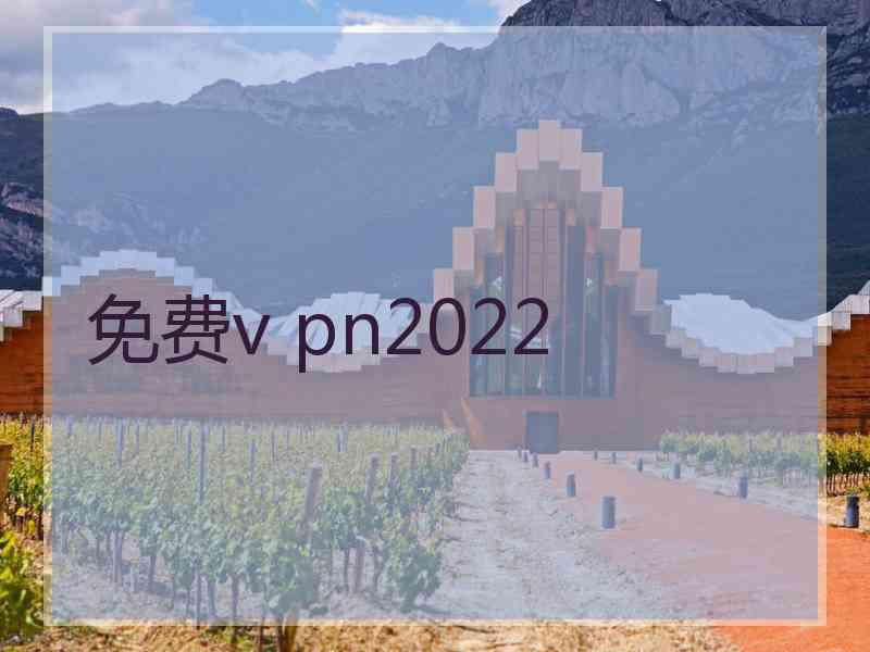 免费v pn2022
