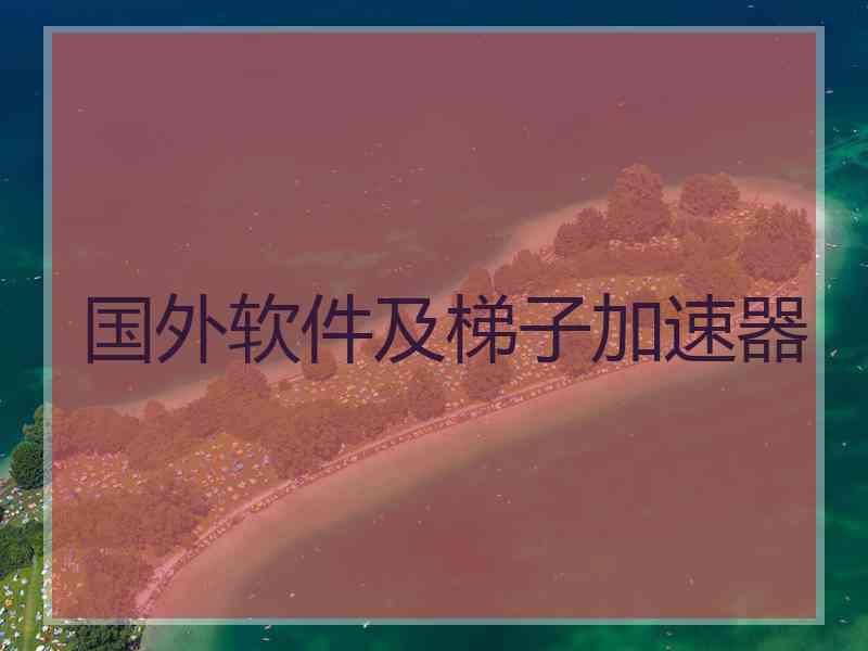 国外软件及梯子加速器