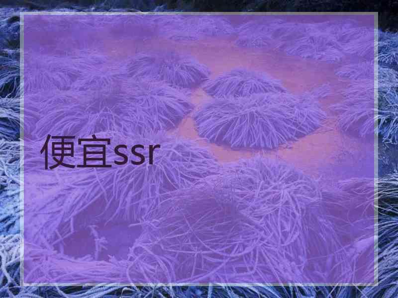 便宜ssr